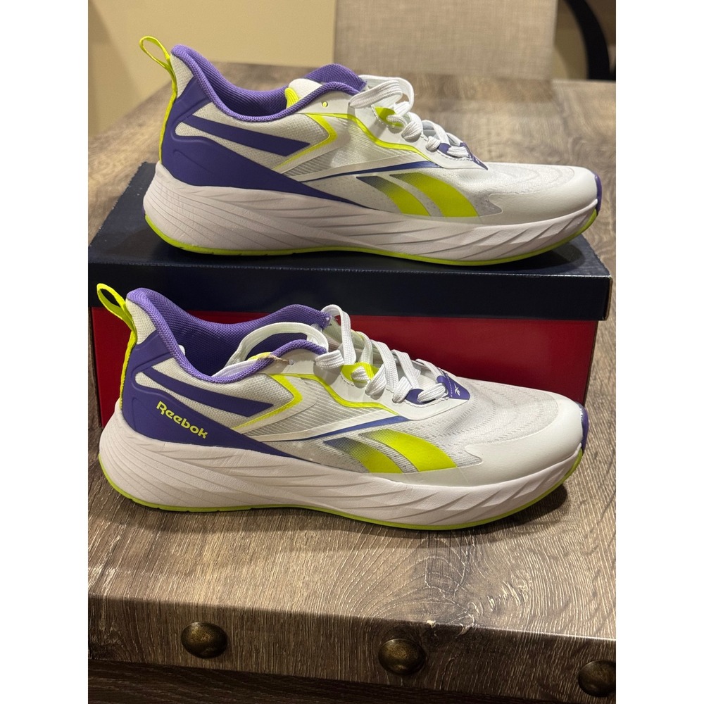 Reebok Verse Womens Running Shoes White Purple Yellow AR30283W-WUY Size 11M